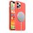 Mobigear Rubber Touch iPhone 12 Siliconen MagSafe Hoesje Backcover - Oranje