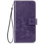 Mobigear Clover Samsung Galaxy S20 Hoesje Bookcase Portemonnee - Paars