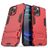 Mobigear Armor Stand iPhone 13 Pro Max Hoesje Hardcase Backcover Shockproof met Standaard - Rood