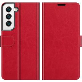 Mobigear Wallet Samsung Galaxy S22 Hoesje Bookcase Portemonnee - Rood