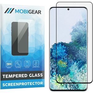 Mobigear Premium Samsung Galaxy S20 Plus Glazen Screenprotector - Case Friendly - Zwart