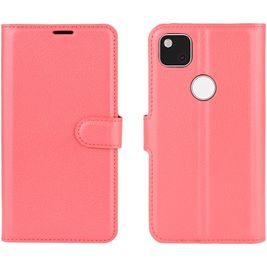 Mobigear Classic Google Pixel 4a Hoesje Bookcase Portemonnee - Rood