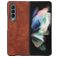 Mobigear Excellent Samsung Galaxy Z Fold 4 Hoesje Hardcase Backcover - Bruin