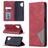 Mobigear Rhombus Slim Samsung Galaxy A32 5G Hoesje Bookcase - Rood