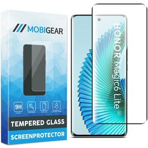 Mobigear Premium HONOR Magic 6 Lite Glazen Screenprotector - Case Friendly - Zwart