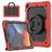 Mobigear RingGuard iPad 9 (2021) Hoes Hard Kunststof,Siliconen Backcover + Standaard - Zwart / Rood