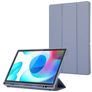 Mobigear Tri-Fold Gel Samsung Galaxy Tab A9 Plus (2023) Hoes TPU,Kunstleer Bookcase + Stylus Houder - Paars