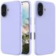 Mobigear Rubber Touch iPhone 16 Siliconen Hoesje Backcover - Paars