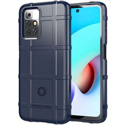Mobigear Rugged Shield Xiaomi Redmi 10 4G Hoesje Flexibel TPU Backcover Shockproof - Blauw