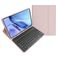 Mobigear Keys Samsung Galaxy Tab S9 FE Hoes QWERTY Bluetooth Toetsenbord Bookcase + Stylus Houder - Roze