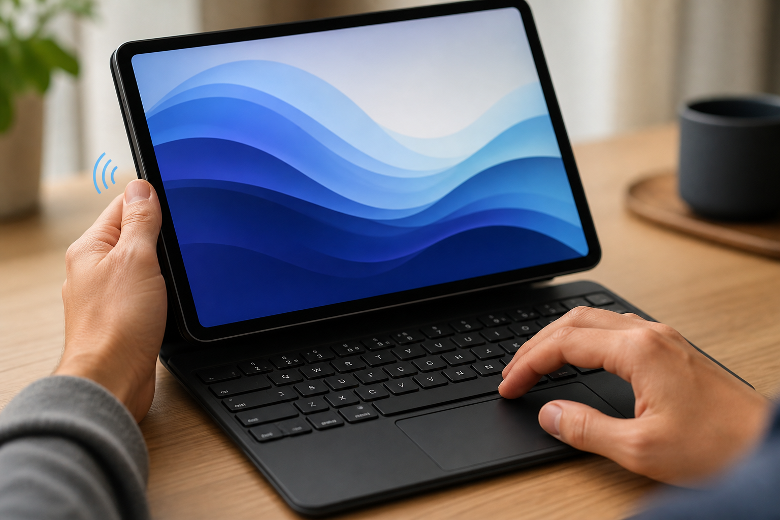 Stappenplan: Je tablet verbinden met de toetsenbord hoes