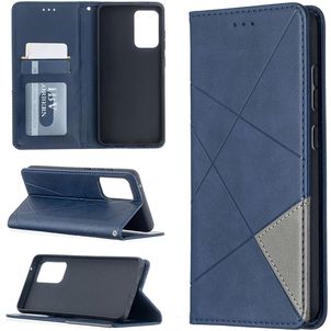 Mobigear Rhombus Slim Samsung Galaxy A52s 5G Hoesje Bookcase - Blauw