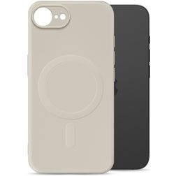 My Style Protective Flex Samsung Galaxy S25 Ultra MagSafe Hoesje Flexibel TPU Backcover - Antique White