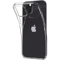 Mobigear Basics Doorzichtig iPhone 13 Hoesje Flexibel TPU Backcover - Transparant