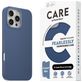 CARE by PanzerGlass Fashionable iPhone 16 Pro Max Siliconen MagSafe Hoesje Backcover - Blauw