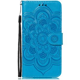 Mobigear Mandala iPhone 11 Hoesje Bookcase Portemonnee - Blauw