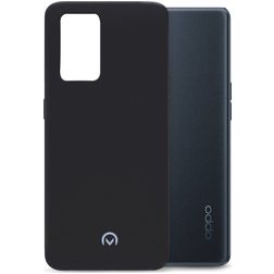 Mobilize Rubber Gelly OPPO Reno 6 Pro 5G Hoesje Flexibel TPU Backcover - Matt Black