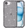 Mobigear Crystal Glitter iPhone 17e Hoesje Hardcase Backcover - Zwart