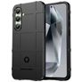 Mobigear Rugged Shield Samsung Galaxy S24 FE Hoesje Flexibel TPU Backcover Shockproof - Zwart