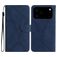 Mobigear Stitch iPhone 17 Pro Max Hoesje Bookcase Portemonnee - Blauw