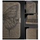 Mobigear Flowers Samsung Galaxy A17 Hoesje Bookcase Portemonnee - Grijs