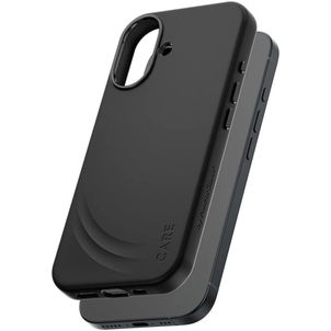 CARE by PanzerGlass Feature FLOW iPhone 17 Siliconen MagSafe Hoesje Backcover Shockproof - Zwart