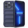 Mobigear Bumpy iPhone 13 Pro Hoesje Flexibel TPU Backcover - Donkerblauw