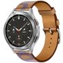 Mobigear Loop Nylon Smartwatch Bandje Gespsluiting - Universeel 22 mm connector - Bruin