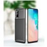 Mobigear Racing OPPO Reno 4 Hoesje Flexibel TPU Backcover - Zwart