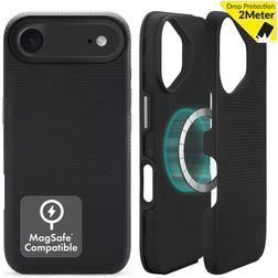 My Style Magsafe Tough iPhone Air MagSafe Hoesje Hardcase Backcover Shockproof - Zwart