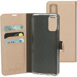 Mobiparts Saffiano Wallet Samsung Galaxy S20 Hoesje Bookcase Portemonnee - Copper