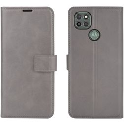 Mobigear Wallet Motorola Moto G9 Power Hoesje Bookcase Portemonnee - Grijs