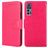 Mobigear Wallet TCL 30 Plus Hoesje Bookcase Portemonnee - Magenta