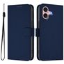 Mobigear Urban Wallet iPhone 16 Hoesje Bookcase Portemonnee - Marineblauw