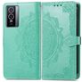 Mobigear Mandala Vivo Y76 Hoesje Bookcase Portemonnee - Groen