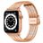 Mobigear Kopenhagen Stalen Apple Watch Bandje Klemsluiting - 49/46/45/44 mm - Roségoud
