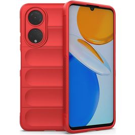 Mobigear Bumpy HONOR X7 Hoesje Flexibel TPU Backcover - Rood