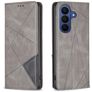 Mobigear Rhombus Slim Samsung Galaxy A27 Hoesje Bookcase - Grijs
