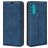 Mobigear Retro Slim Motorola Moto G71 5G Hoesje Bookcase Portemonnee - Blauw