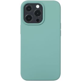 Mobigear Rubber Touch iPhone 14 Pro Max Siliconen Hoesje Backcover - Groen