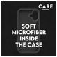 CARE by PanzerGlass Fashionable iPhone 16 Plus Siliconen MagSafe Hoesje Backcover - Zwart