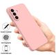 Mobigear Rubber Touch Samsung Galaxy A56 Siliconen Hoesje Backcover - Roze