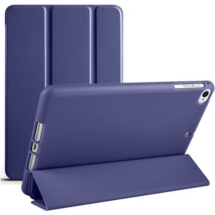 Mobigear Tri-Fold Gel iPad Air 1 (2013) Hoes TPU,Kunstleer Bookcase - Donkerblauw