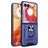 Mobigear Armor Ring Motorola Razr 50 Ultra Hoesje Hardcase Backcover Shockproof met Ringhouder - Blauw