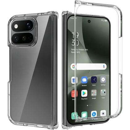 Mobigear Crystal Doorzichtig Google Pixel 11 Pro Fold Hoesje Hardcase Backcover - Transparant