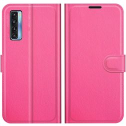Mobigear Classic TCL 20L Hoesje Bookcase Portemonnee - Magenta