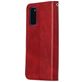 Mobigear Zipper Samsung Galaxy S20 Hoesje Bookcase Portemonnee - Rood