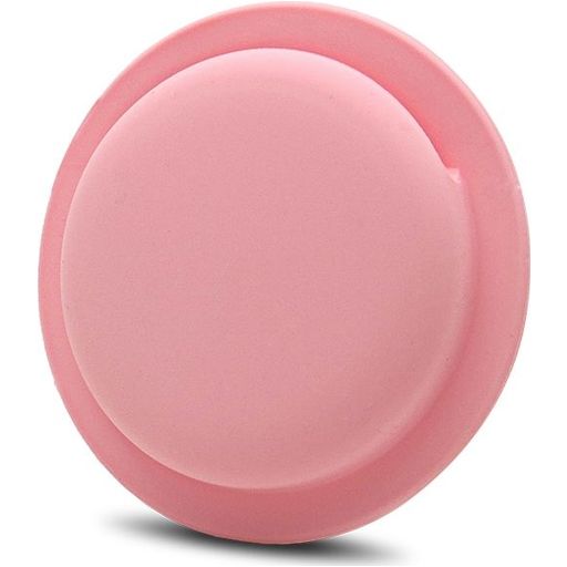 Mobigear Sticky Disc Apple AirTag Hoesje Flexibel Siliconen - Roze