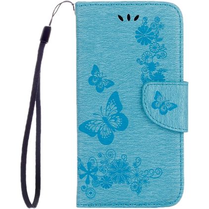 Mobigear Butterfly Samsung Galaxy A5 (2017) Hoesje Bookcase Portemonnee - Blauw