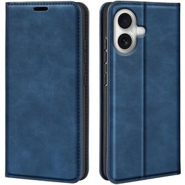 Mobigear Retro Slim iPhone 17 Hoesje Bookcase Portemonnee - Donkerblauw